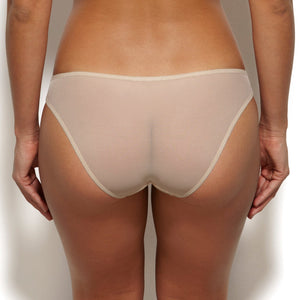 Gossard Glossies Lace Nude Sheer Bikini Panty-1