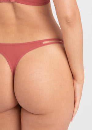 Samanta Naomi Rose Lace Low-Rise String Panty-1