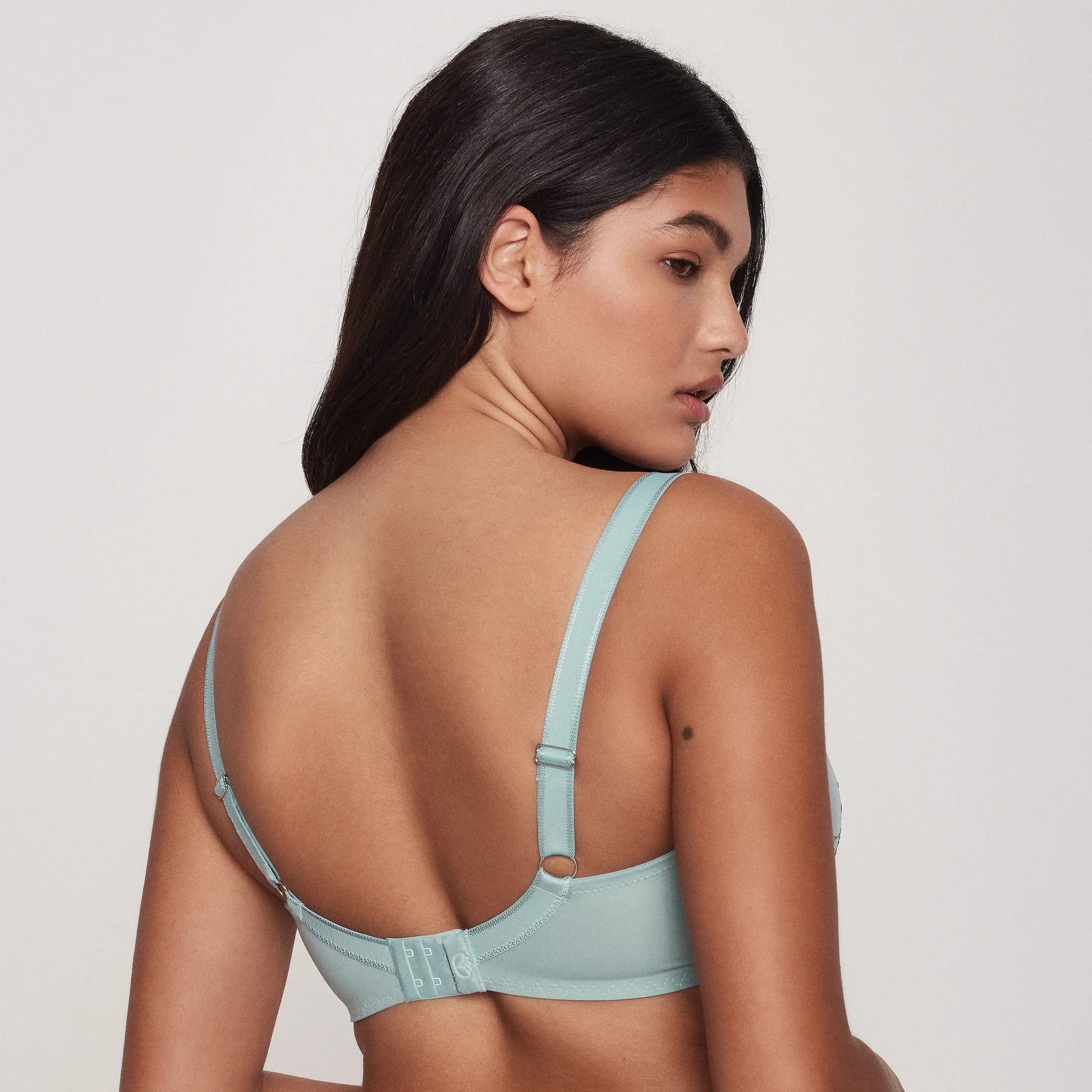 Sheer Embroidery Balconette Bra Laurel-1