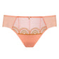 Samanta Lea Apricot Sheer Mesh Tulle Bikini Panty-2