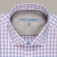 Leader Non-Iron Check // Orange Blue