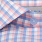 Leader Non-Iron Check // Orange Blue