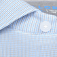 Leader Non-Iron Houndstooth // Grey Blue