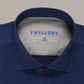 Leader Non-Iron Windowpane // Navy Red Contrast