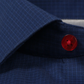 Leader Non-Iron Windowpane // Navy Red Contrast