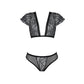 Soft Sheer Lace Top & Bikini Set Passion Eco Leafa-2