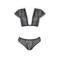 Soft Sheer Lace Top & Bikini Set Passion Eco Leafa-2