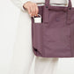 Raw Tote Bag Maroon