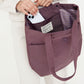 Raw Tote Bag Maroon