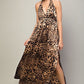 Leopard Halter Dress