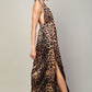 Leopard Halter Dress