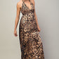 Leopard Halter Dress