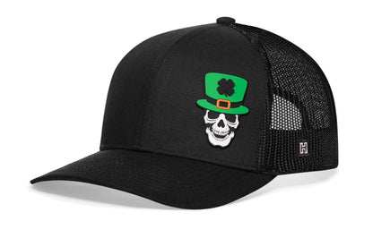 Leprechaun Skull Trucker Hat  |  St. Patrick's Day Snapback