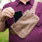 Shield Your Body Metro vegan leather cross body fanny pack for carrying a mobile phone and essentials