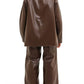 Lily Leather Brown Jacket – Stylish Women’s Brown Leather Jacket