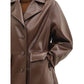 Lily Leather Brown Jacket – Stylish Women’s Brown Leather Jacket