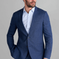 Performance Linen Blazer // Blue