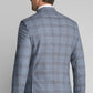 Performance Linen Blazer // Pearl Blue Plaid