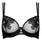 Lisca Peony Black Sheer Mesh Demi Bra-4