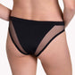 Lisca Peony Black Sheer Mesh Lace Bikini Panty-1