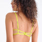 Lisca Highlight Green Glow Sheer Demi Wired Bra-1