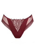 Lisca Adventure Garnet Red Embroidery Brief Panty-2