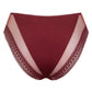Lisca Adventure Garnet Red Embroidery Brief Panty-3