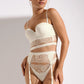 Lisca Daydream Cream Lace Garter Belt