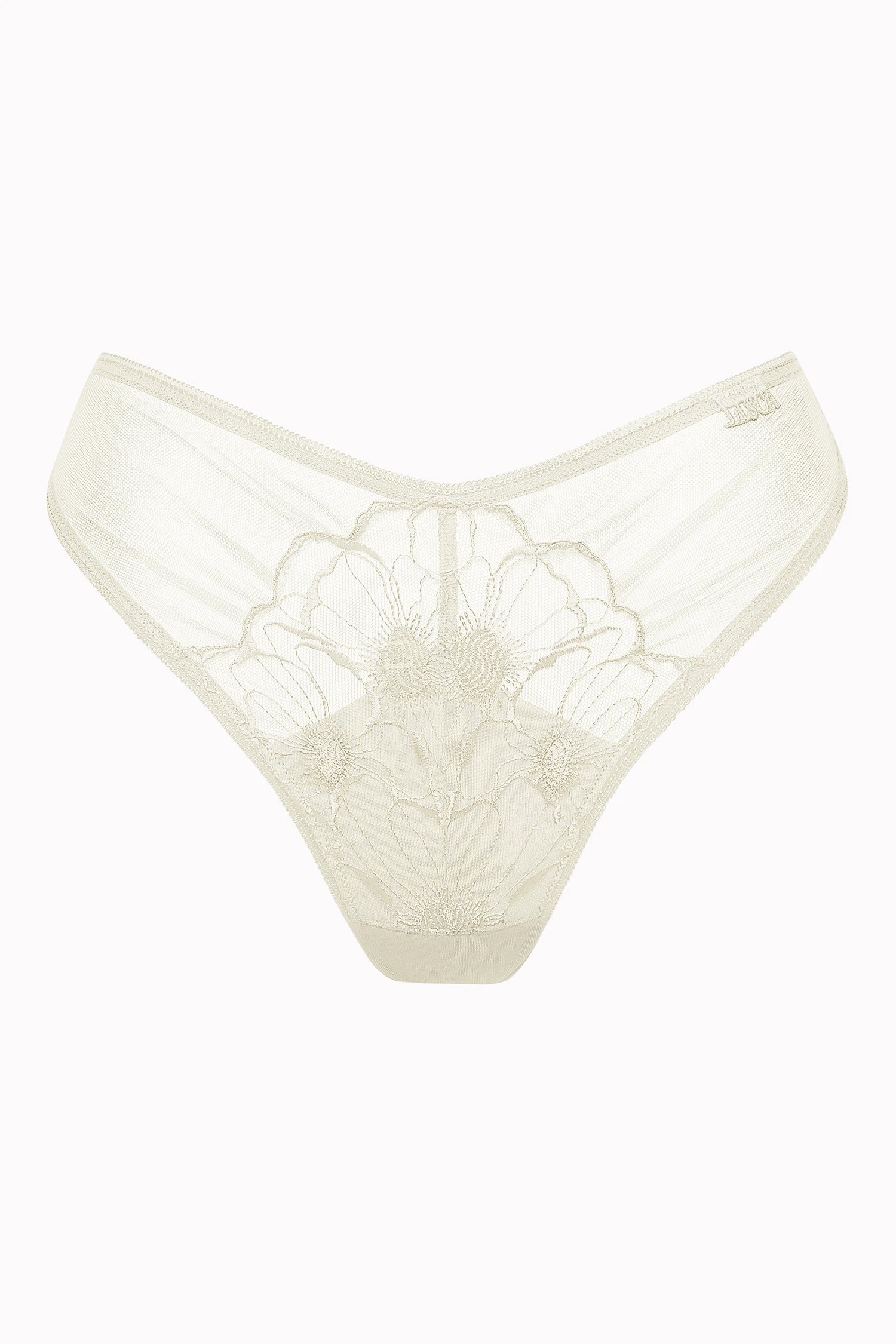 Lisca Miracle Crystal Ecru Brazilian Panty-4