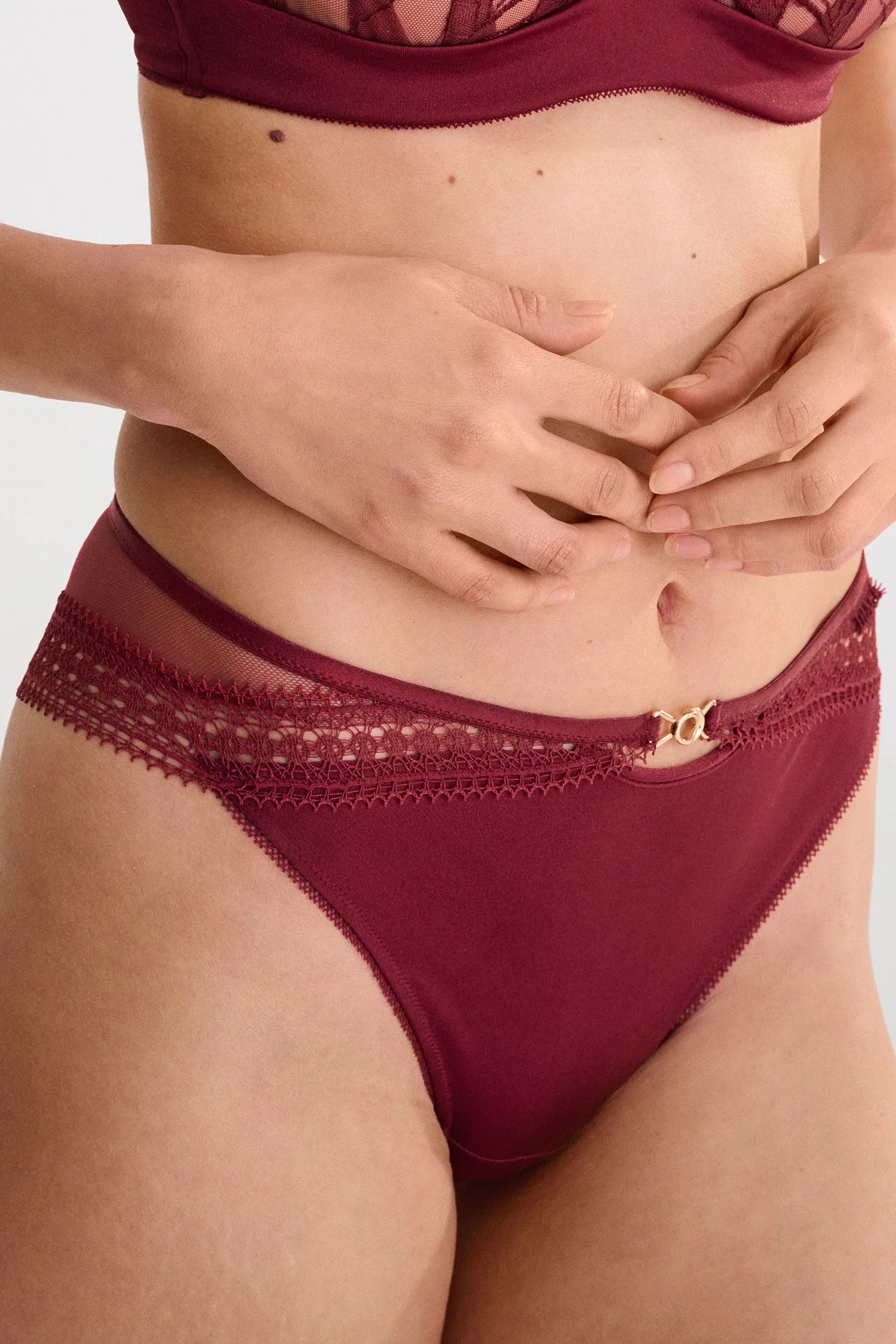Lisca Adventure Garnet Red Brazilian Panty-0
