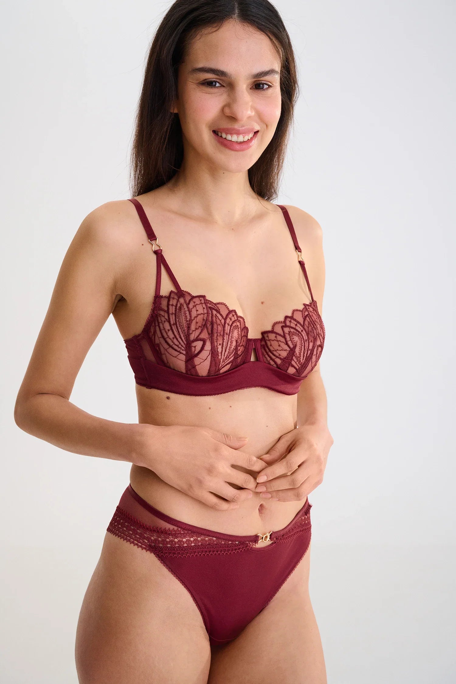 Lisca Adventure Garnet Red Brazilian Panty-4