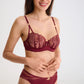 Lisca Adventure Garnet Red Underwire Bra