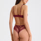 Lisca Adventure Garnet Red Underwire Bra