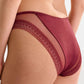 Lisca Adventure Garnet Red Embroidery Brief Panty-1