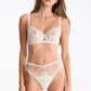 Lisca Miracle Crystal Ecru Sheer Wired Bra-2