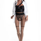 Amour Lolita Beige Open Crotch Pantyhose 30 DEN