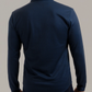 Long Sleeve Button Down Polo Dot // Navy