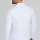 Long Sleeve Button Down Polo Contrast // Powder Blue White