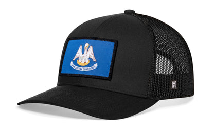 Louisiana Flag Trucker Hat  |  LA Snapback