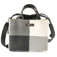 Lucy Medium Woven Crossbody Drawstring Bag