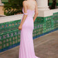 Nox Anabel M1698 Full Sequin Mesh Asymmetrical Sweetheart Neck Dress