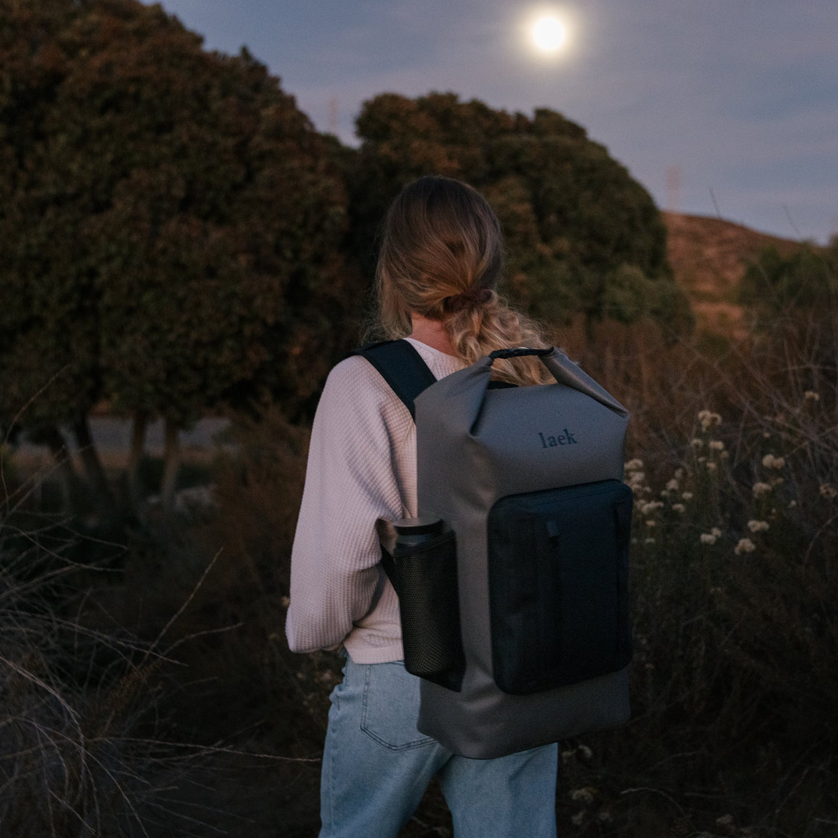 Laek Seafield 30L waterproof backpack in a durable outdoor design