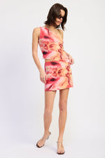 Emory Park Lilah Top in rose pink floral print, featuring a stylish sleeveless design and lightweight fabric, perfect for spring.