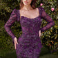 Andrea & Leo MA101 Strapless Mermaid Dress With Removable Bolero