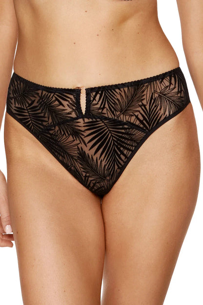 Sheer Mesh Brazilian Thong Panty Gorteks Mare-0