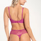 Samanta Mila Lace Thong Panty Raspberry-3