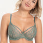 Samanta Mila Sage Lace Plunge Bra-2