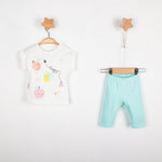 Happy Fruit Baby Girls Leggings Set-0