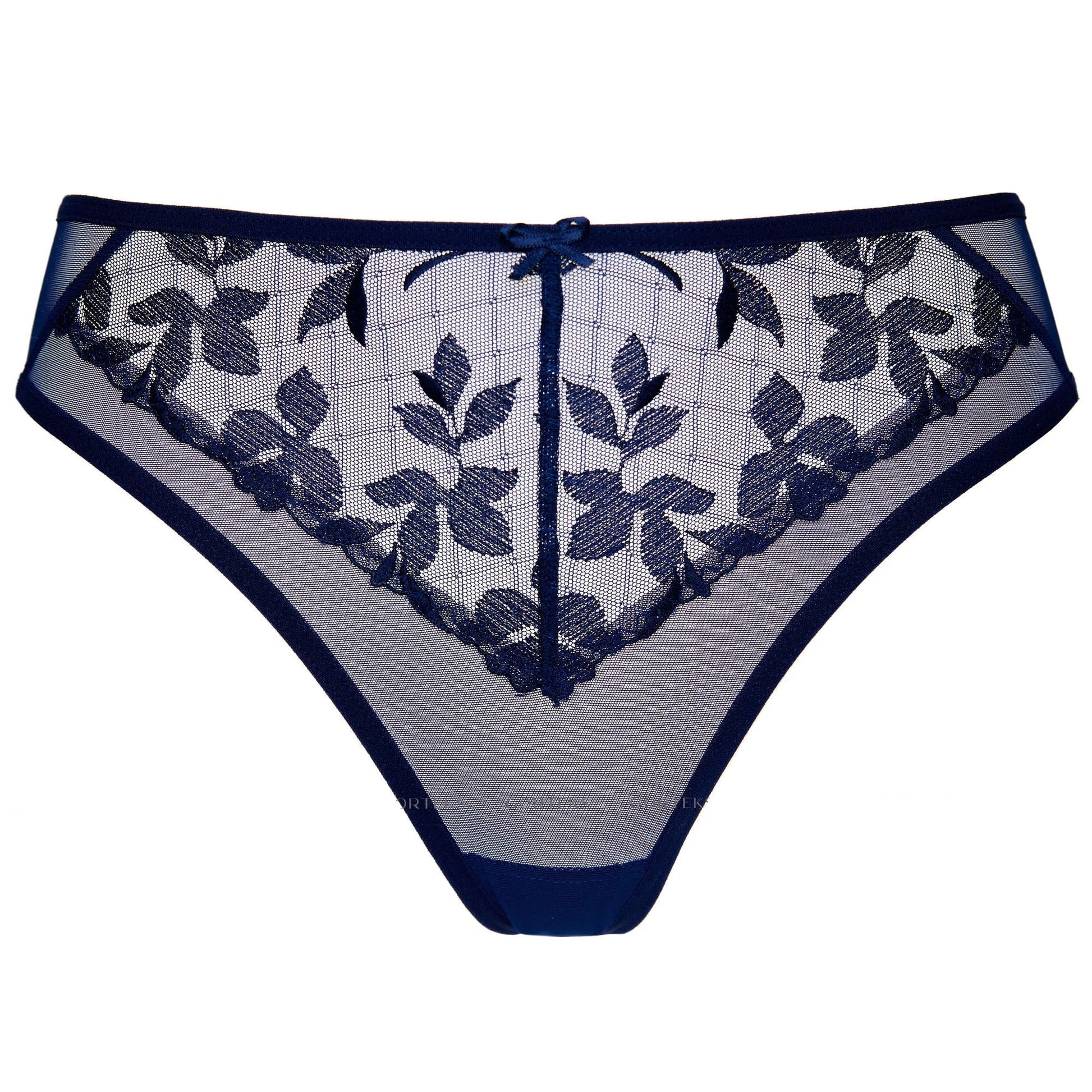 Gorteks Mona Sheer Floral Embroidery Thong-4