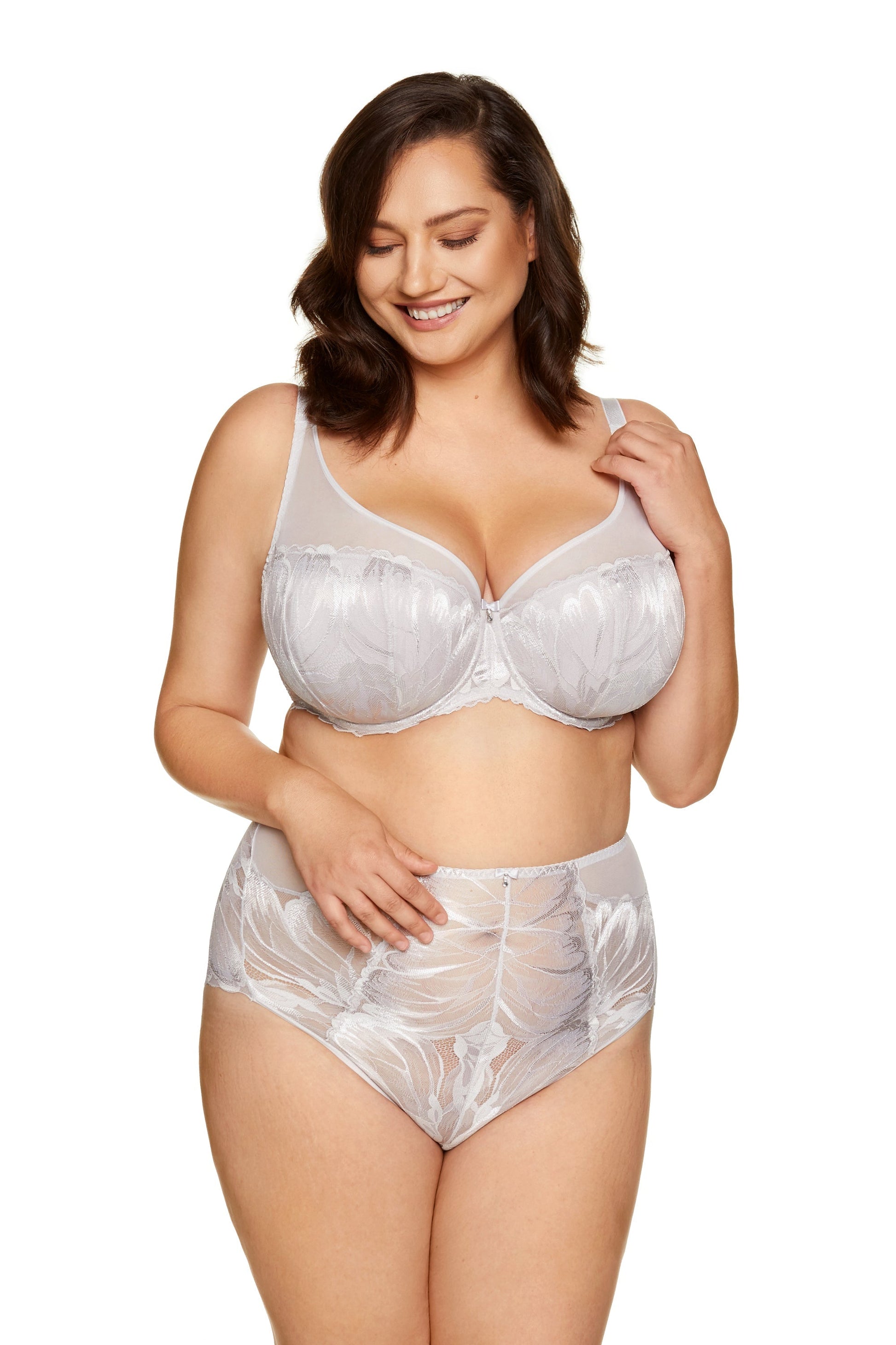 Gorteks Moon High Waist Lace Brief Panty-4